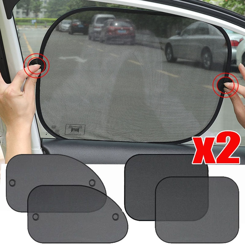 Sombrilla protectora para ventana de auto