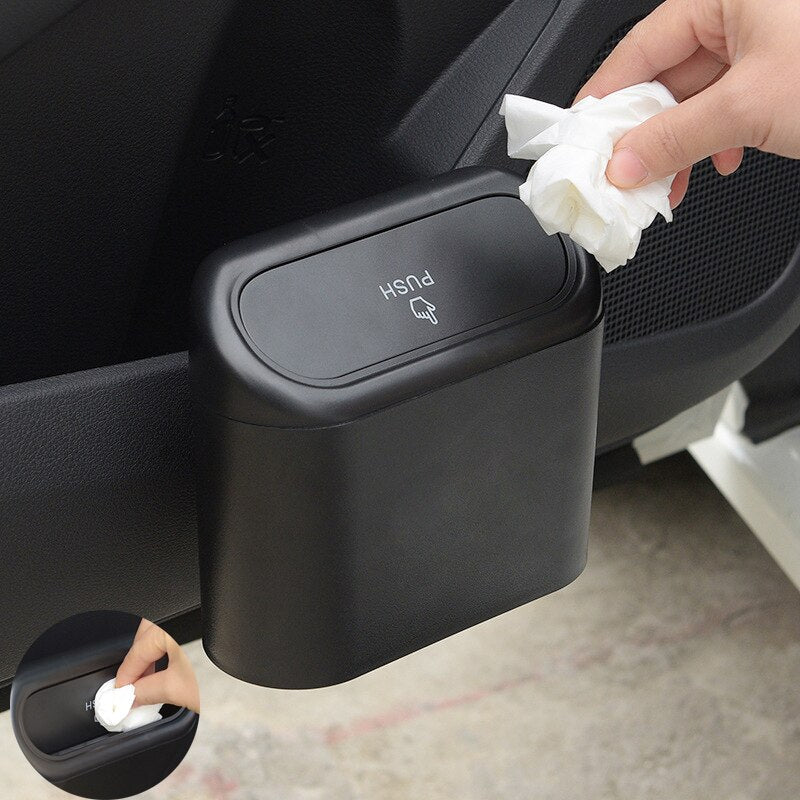 Cubo de basura portátil para auto
