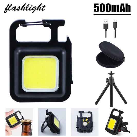 Linterna multifuncional con luces LED