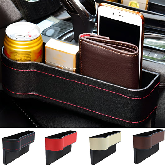 Portavasos de cuero para auto